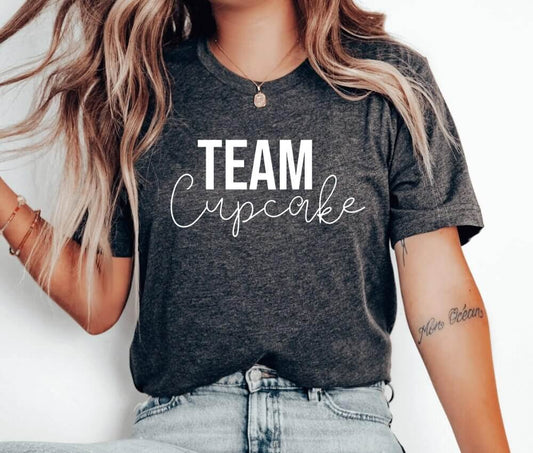 Team Cupcake Unisex T-Shirt - Pastry Chef Cookie Baker Bakery Baking Queen Cookie Lady Cookie Dealer Cooking Christmas Baking Cake Christmas Cookie Baking Cookier Shirt
