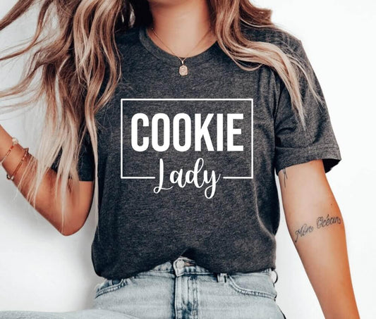 Cookie Lady Unisex T-Shirt - Bakery Baking Queen Cupcake Cookie Dealer Cooking Christmas Cake Baking Cookie Baking Cookier Pastry Chef Cookie Baker Christmas Cookie Shirt
