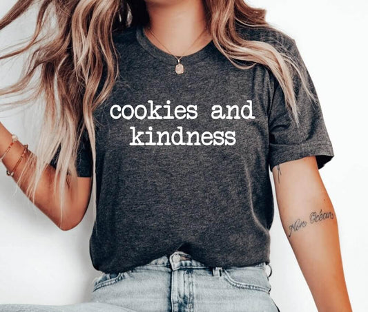 Cookies And Kindness Unisex T-Shirt - Bakery Baking Queen Cookie Lady Cupcake Cookie Dealer Cooking Christmas Cake Baking Cookie Baking Cookier Pastry Chef Cookie Baker Christmas Cookie Shirt